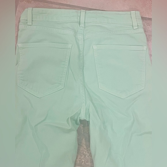 Stoned Immaculate Absinthe Mint Charlotte High Rise Flare Jeans Green , 26 - Picture 4 of 8